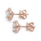 Серьги из серебра с цирконием