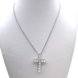 Серебряное ожерелье «Cross»