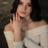 Серебряное ожерелье «Cross»