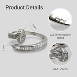 Серебряное кольцо «Nail»