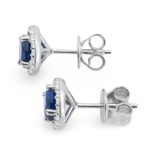 Серьги из серебра с цирконием