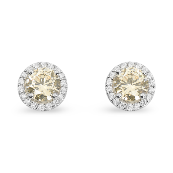 Серьги из серебра с цирконием